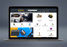 Ein Mockup des Onlineshops ShinyChief