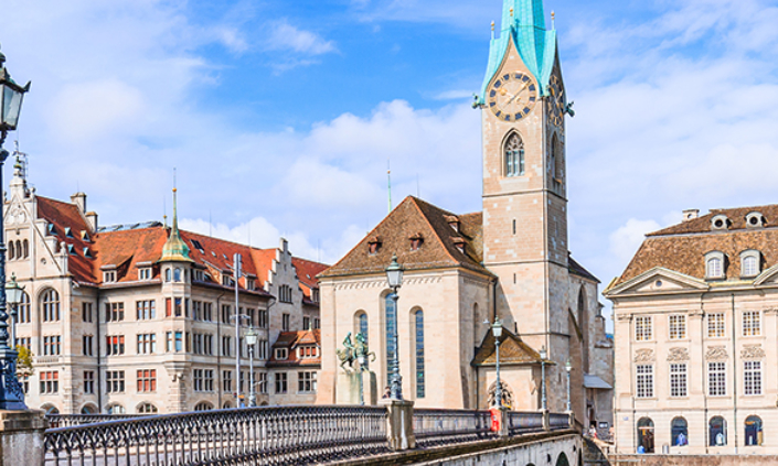 Unser Standort in Zürich Das Fraumünster in Zürich